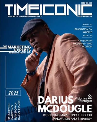 TimeIconic cover featuring Dr. Darius McDougle